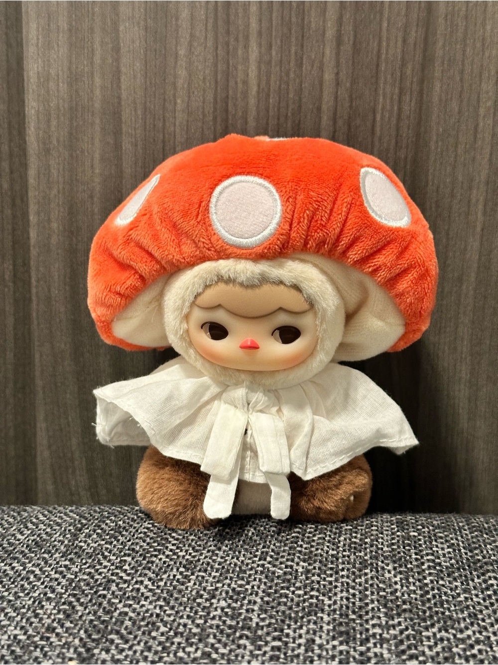 PUCKY Forest Party Series Vinyl Plush Pendant - Mushroom Baby